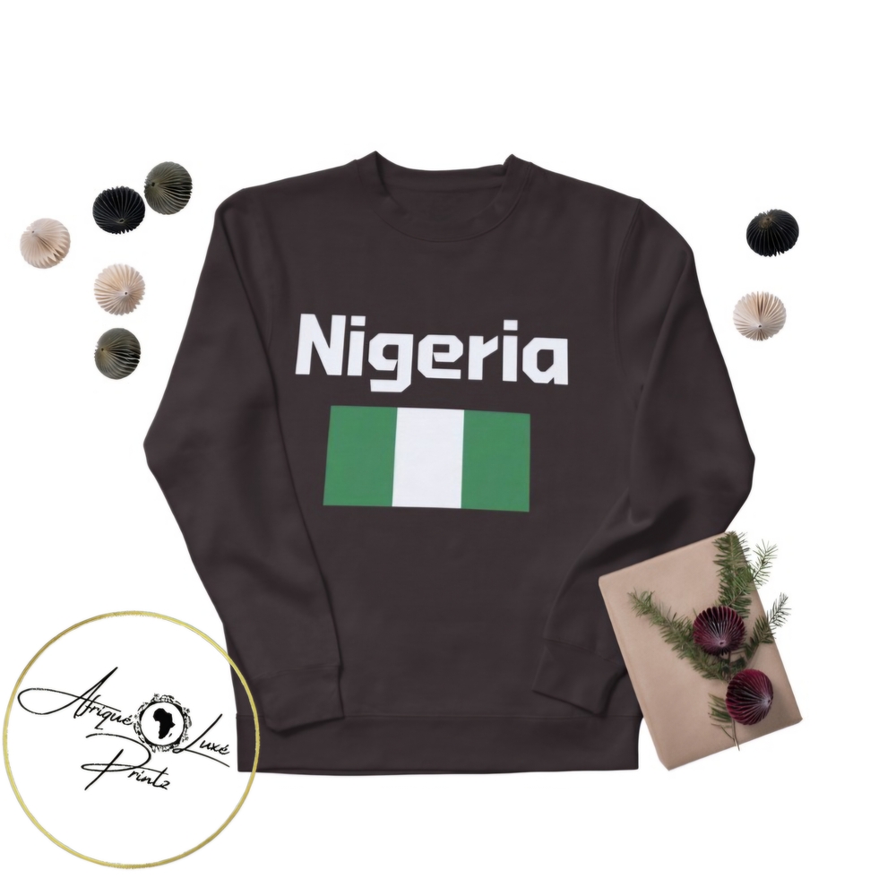 Unisex Nigeria Flag Sweatshirt